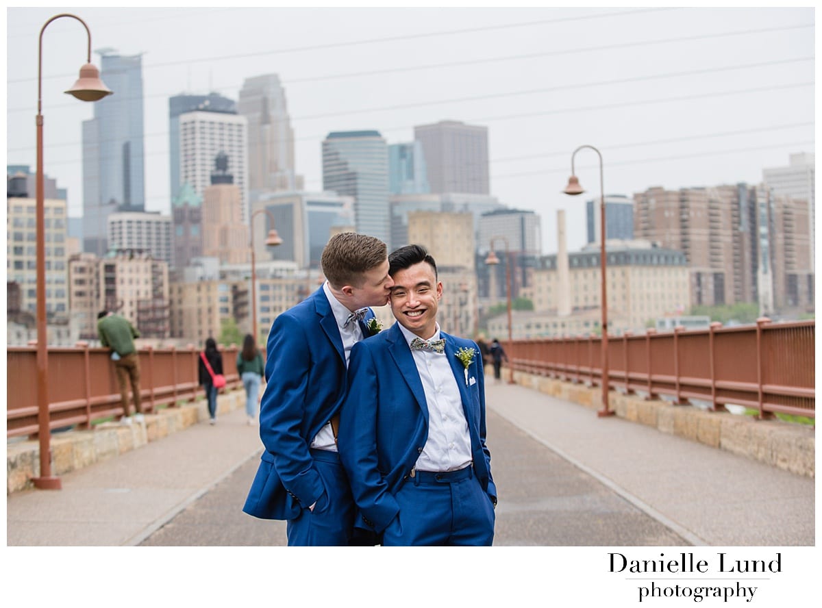 LGBT Stone Arch Bridge Engagement Wedding Photos3
