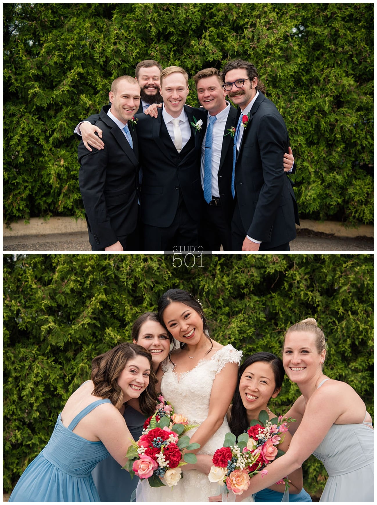 southview country club wedding party photos