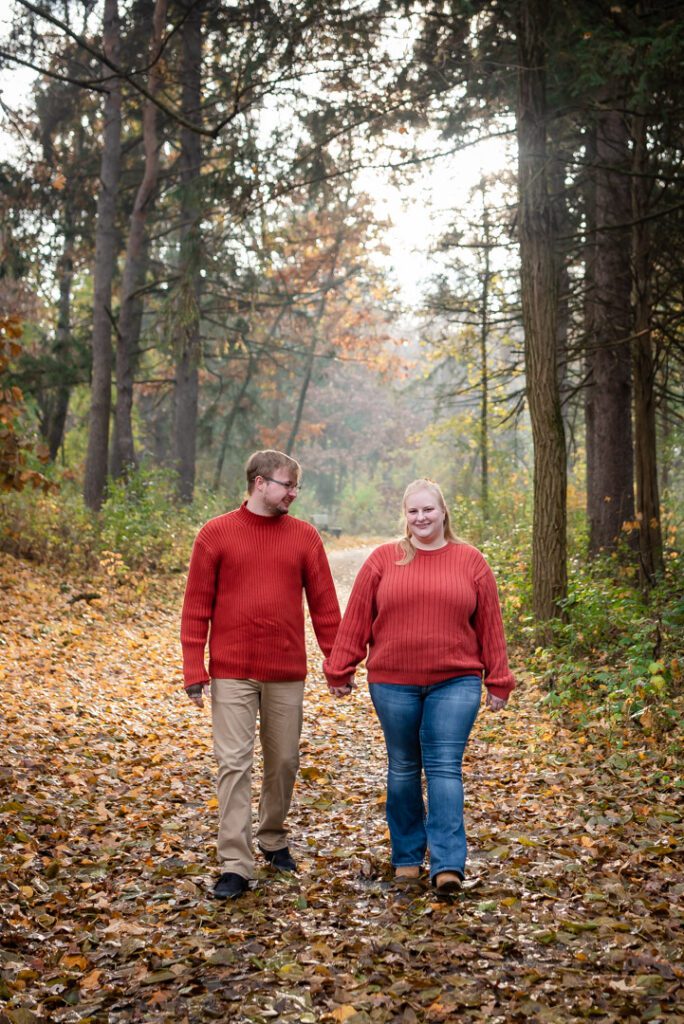High-School-Sweethearts-fall-engagement-session-eagle-wi 2